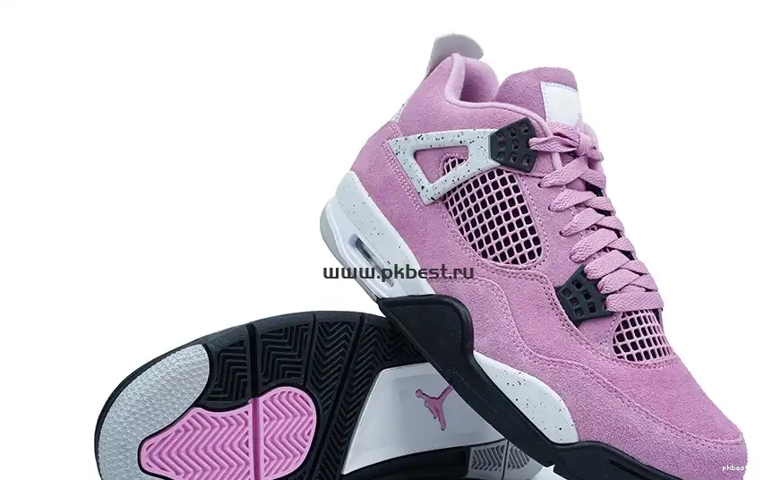 Jordan TO 4 READY PK RETAIL SHIP “Orchid” Air MATERIALS Jordan GOD 0504